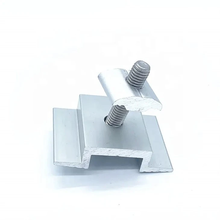 Solar panel mid clamps details