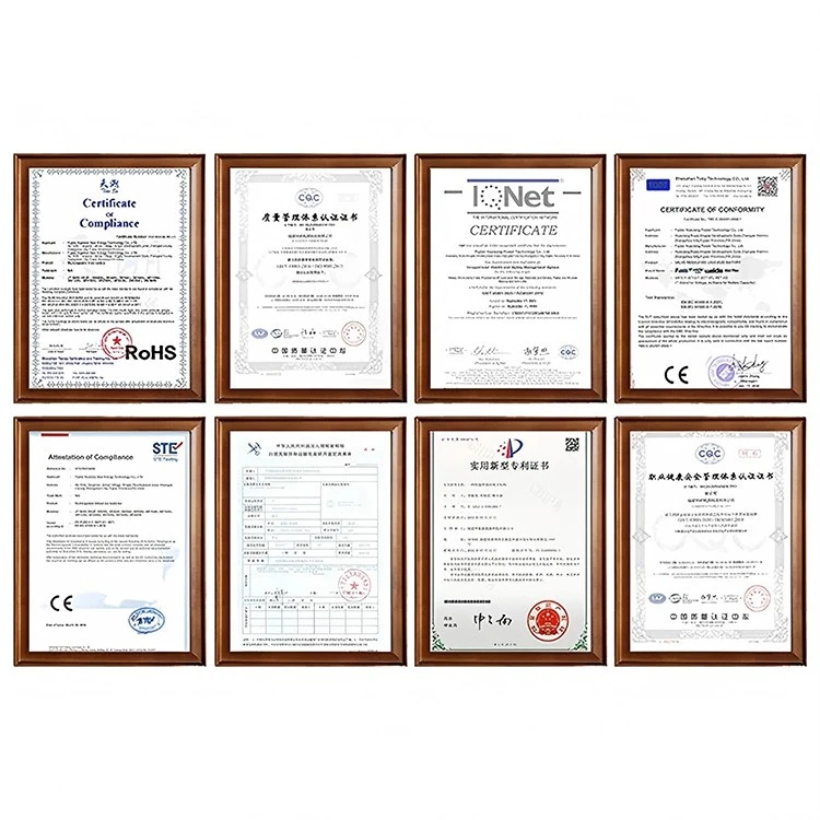 On-Off Grid Hybrid Solar Inverter certificate